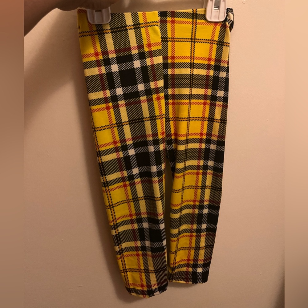 Toddler plaid leggings